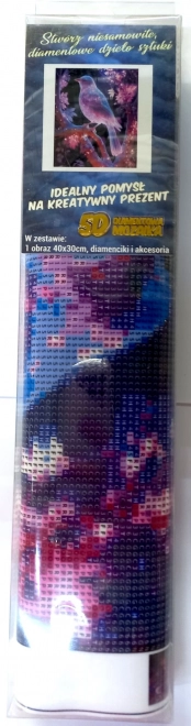Norimpex Diamond Painting Night Bird 30x40 cm