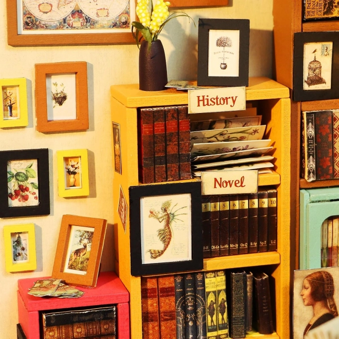 Samova studieruimte - DIY Miniatuur Poppenhuis Bibliotheek
