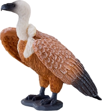 mojo aasgier witkop – realistische plastic figuur