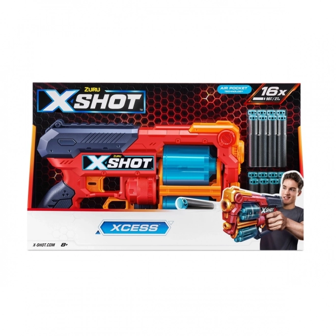 Wyrzutnia X-Shot Excel Xcess (16 Pfeile) orange