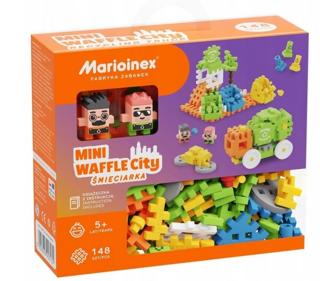 Creatieve bouwset Mini Wafle - Vuilstort 148 stuks