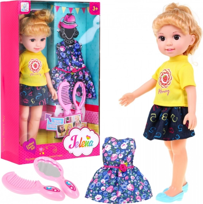 Grande poupée de coiffure pour enfants 3+ avec accessoires – Blonde