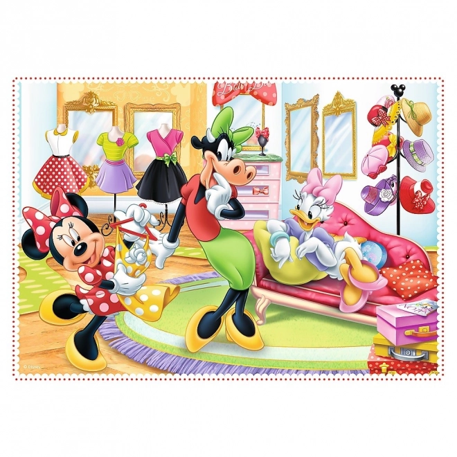 Puzzle 4v1 Minnie mit Freunden