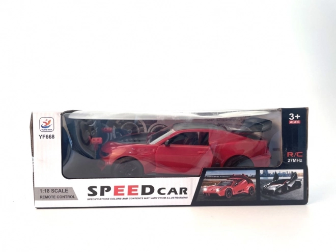 Sportieve RC auto rood