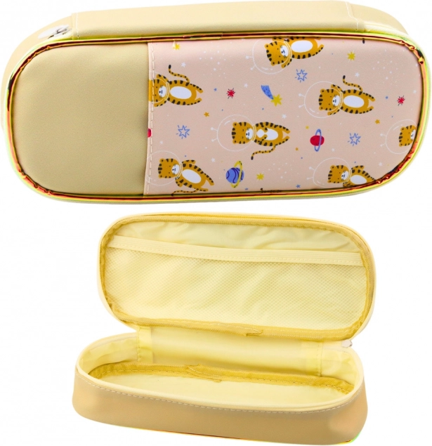 Trousse pain d’épices Tigres cosmiques jaune 24 cm