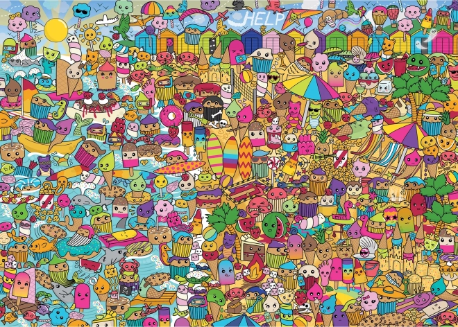 Puzzel Zoete vakantie 1000 stukjes GIBSONS