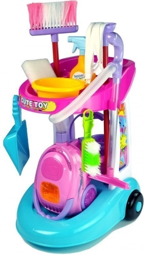 Bunter Reinigungswagen