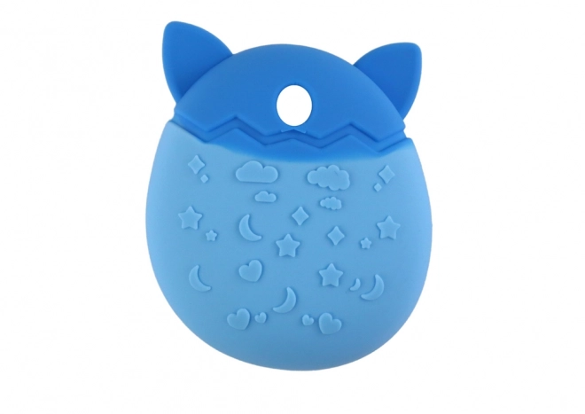 Siliconen hoesje voor Tamagotchi in de vorm van een blauwe kat