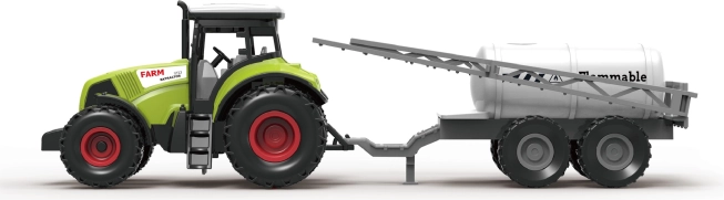 Tractor met sproei-aanhanger 31 cm
