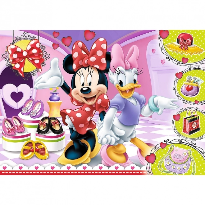 Puzzle 100 Pieces Minnie and Glitter
