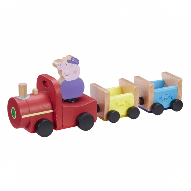 Peppa Pig Wooden Train Set