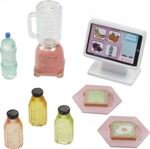 Bar à jus avec caisse enregistreuse fonctionnelle