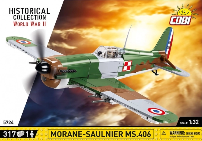 World War II Morane-Saulnier MS.406 Building Set