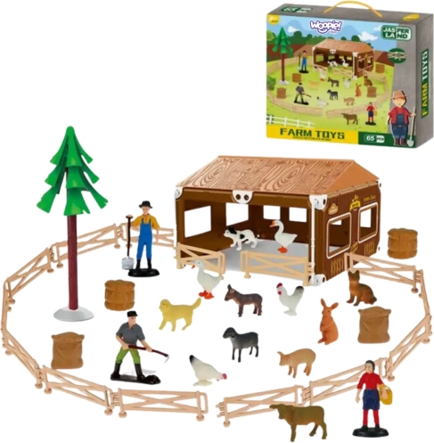Woopie Set Small Farmer with Animals and Accessories