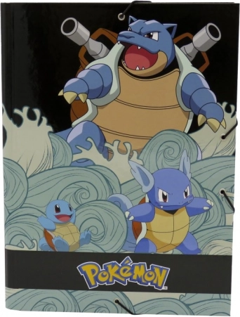 Pokémon A4 folder with flap - Squirtle