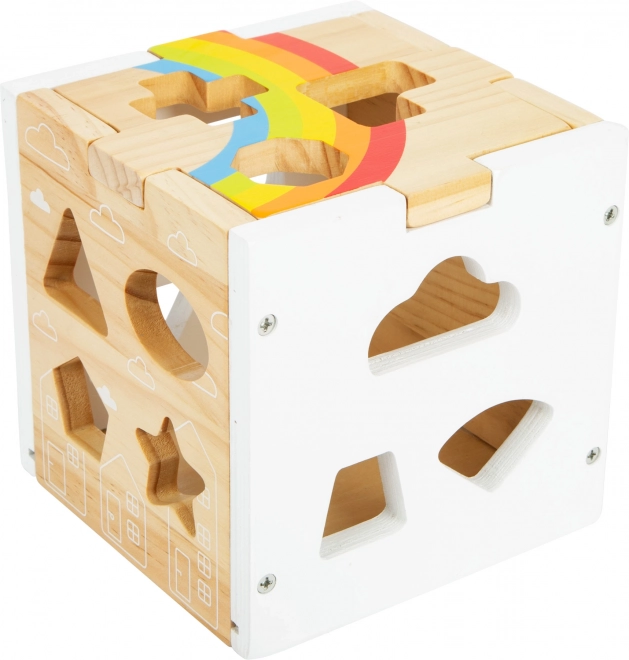 Small Foot Regenboog Insteek Motorische Kubus