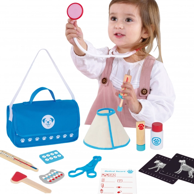 Tooky Toy ensemble vétérinaire avec sac 17 pièces
