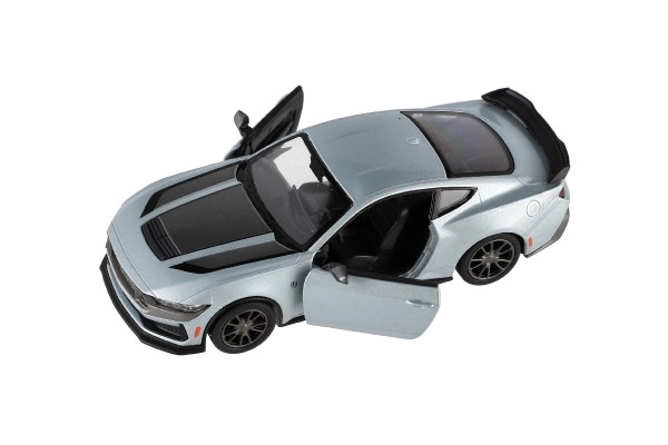 Auto Kinsmart 2024 Ford Mustang Dark Horse 1:38 metaal/kunststof 12,5cm 4 kleuren op trek-mechanisme 12st per doos