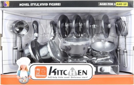 Kinderkookset met fornuis