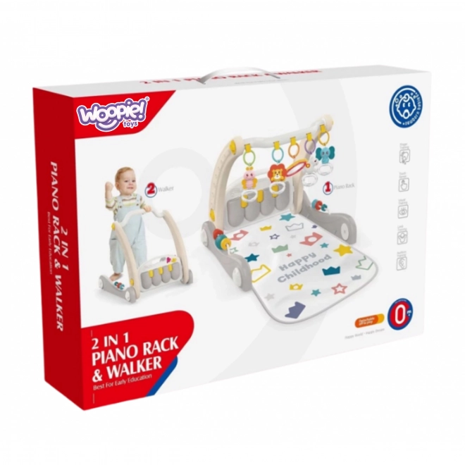 Tapis éducatif et trotteur Woopie Baby 2 en 1