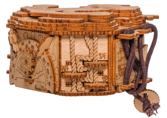 Houten Puzzel Kompas van Zwartbaard