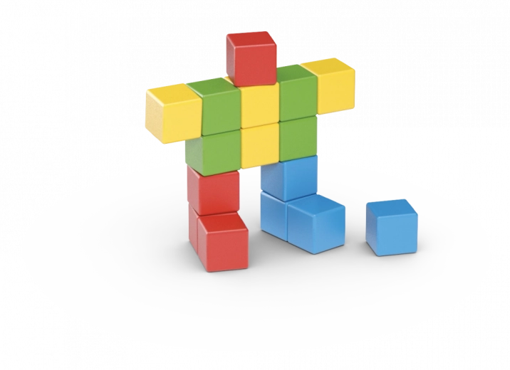 Figurines créatives et combinaisons infinies