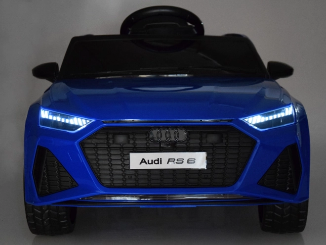 Elektrische auto Audi RS 6 voor kinderen – Blauw