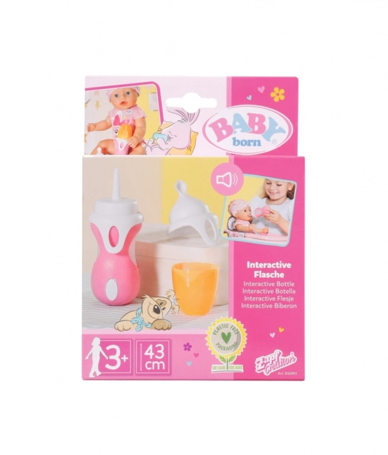 Interactieve fles en lepel voor poppen BABY Born