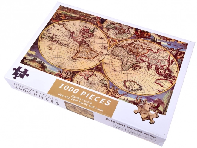 Antieke wereldkaart puzzel 1000 stukjes