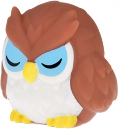 Rubberen vingerpopjes Dierentuin dieren - set van 5 figuurtjes