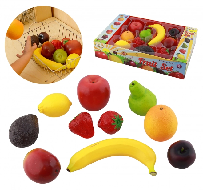 Realistisch fruitset voor de keuken, 10-delig