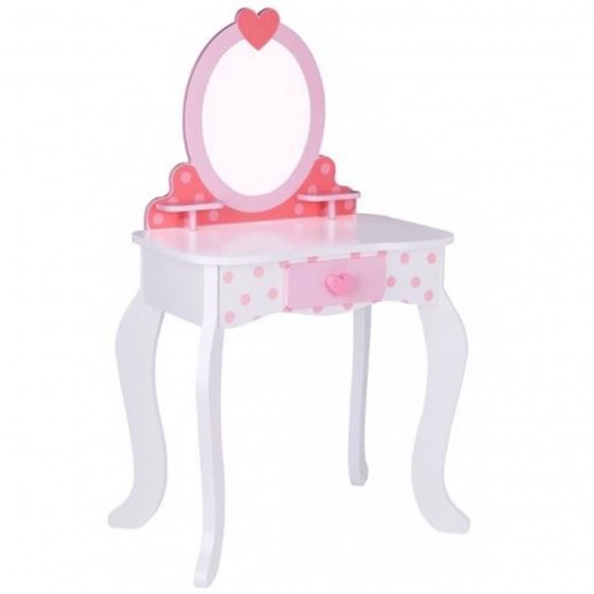 Houten kaptafel met krukje van Tooky Toy