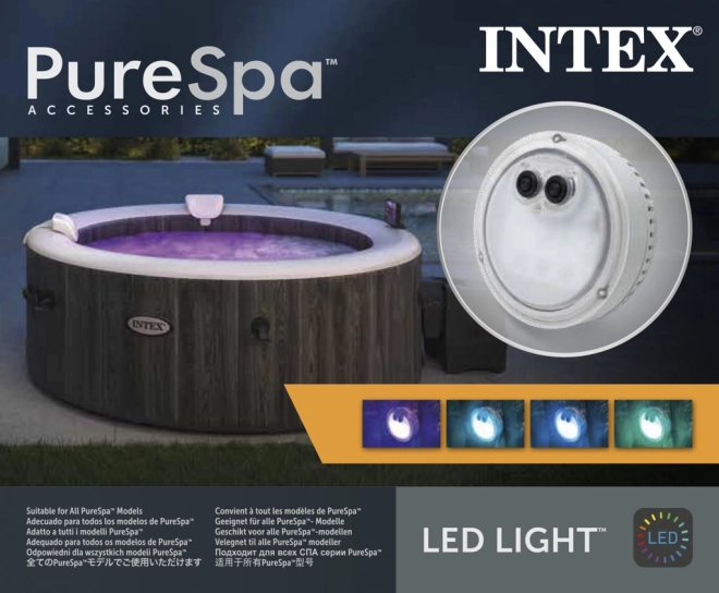 Multicolor Led Lamp For Intex Spa