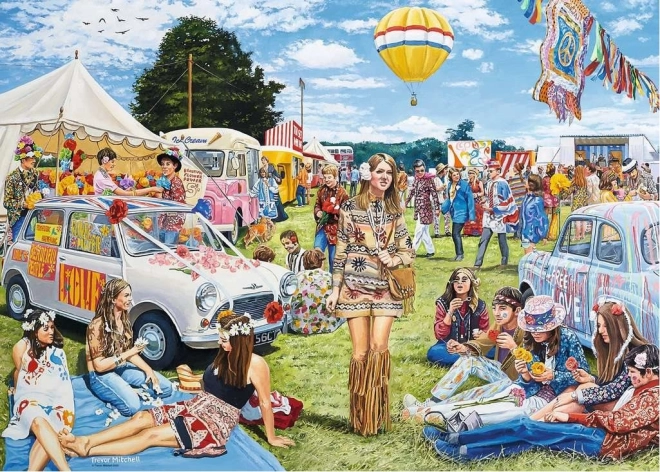 Ravensburger Puzzle Festival der Blumenkinder 1000 Teile