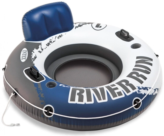 Inflatable Pool Lounger with Backrest