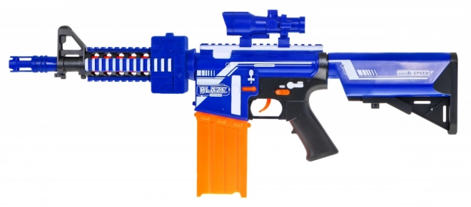Automatische kinder geweer 8+ Blaze Storm 20 lange schuimkogels + vizier