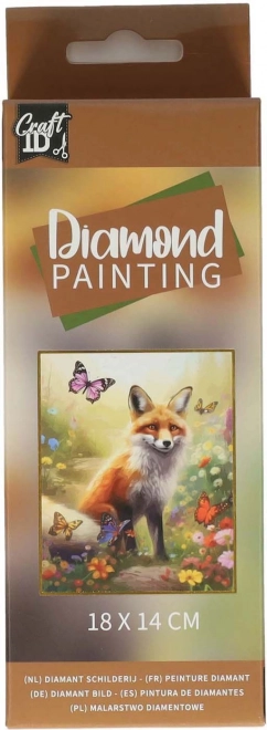 Peinture diamant Renard 14x18 cm