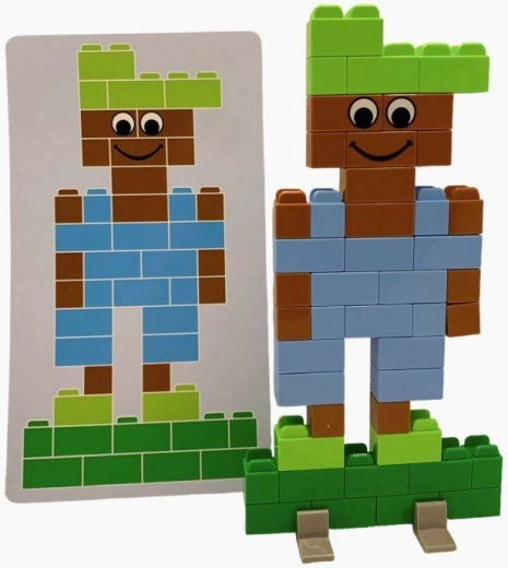 Creatief bouwen volgens kaarten en eigen fantasie