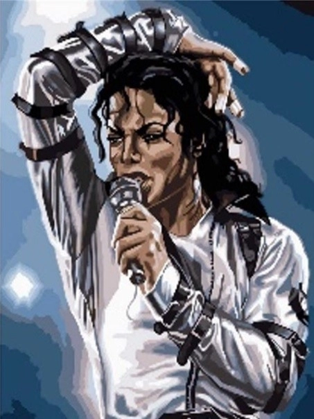 Diamantenmozaïek - Michael Jackson