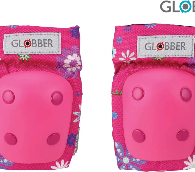 Globber Children's Protective Set Flower Pink