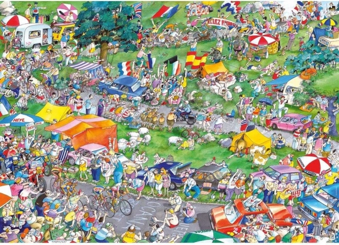 HEYE Puzzel Fietswedstrijd 1000 stukjes
