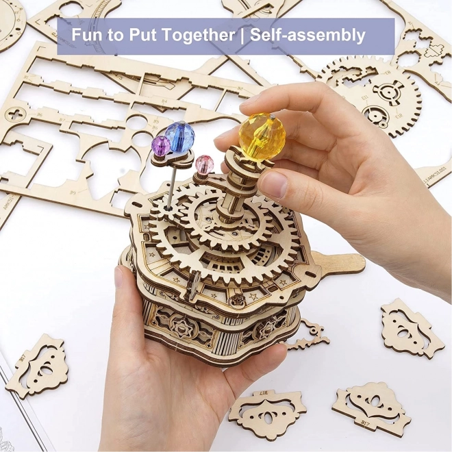 RoboTime 3D puzzel muziekdoos Historische klok
