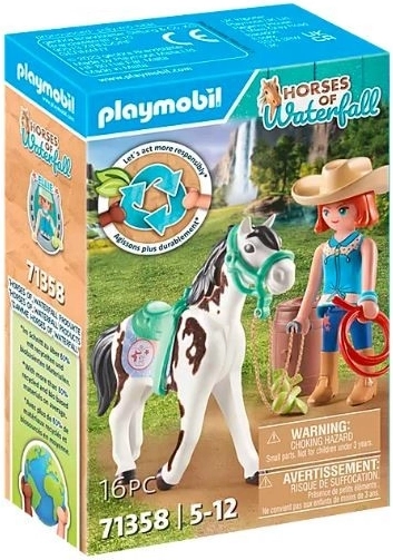 Set met figuren Ellie en Sawdust voor westernrijden