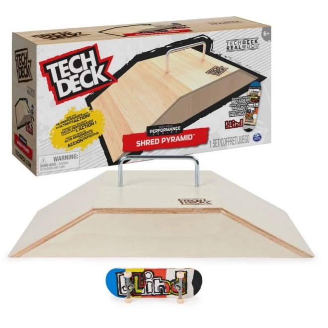 Tech Deck - houten helling