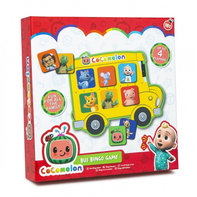 Jeu de Bingo Autobus Cocomelon