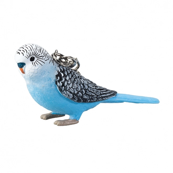Mojo sleutelhanger parkiet blauw
