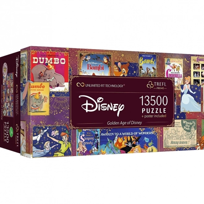 Puzzel 13500 stukjes Gouden Eeuw Disney