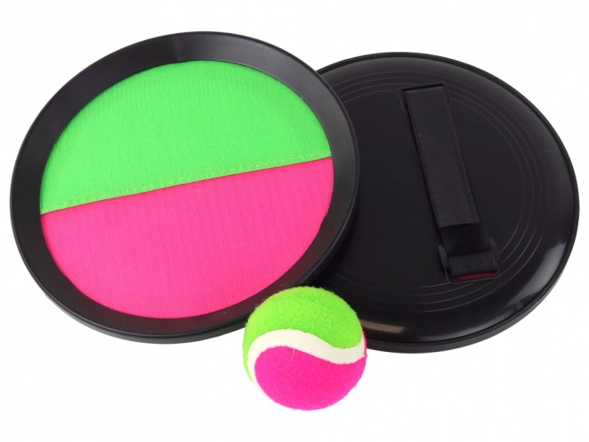 Spel handbal Schijven met klittenband Vangbal