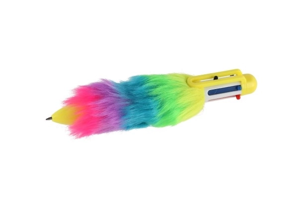 Teddies colorful plush pen with tassels