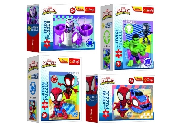 Minipuzzel Spidey en zijn geweldige vrienden